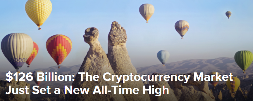 $126 Billion: The Cryptocurrency Market Just Set a New All-Time High