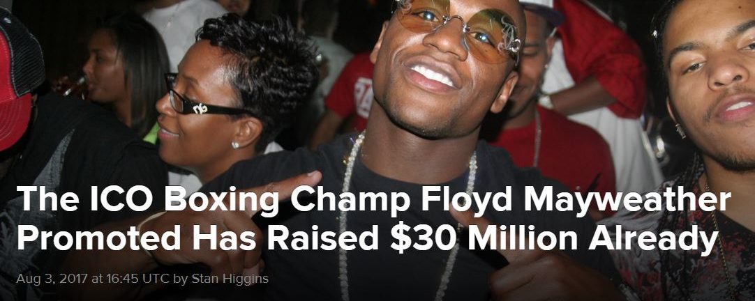 The ICO Boxing Champ Floyd Mayweather Promoted Has Raised $30 Million Already