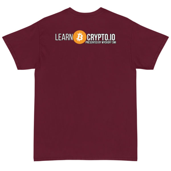 mens classic t shirt maroon back 62367f793f7a9 LearnCrypto Powered By Wyckoff SMI 2022