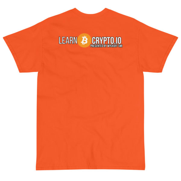 mens classic t shirt orange back 623690907b65a LearnCrypto Powered By Wyckoff SMI 2023